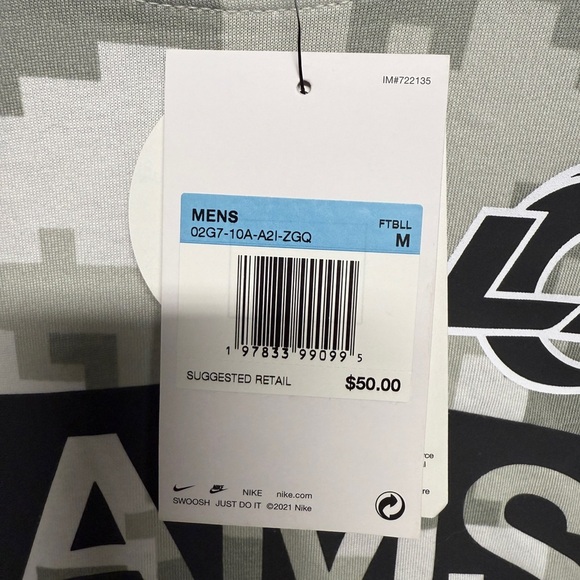 Los Angeles Rams Nike 2024 Salute To Service Performance T-Shirt - Arctic Camo M - Picture 5 of 6